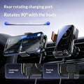 15W Wireless Car Phone Charger Mount – Magnetic Air Vent Holder with Automatic Clamping