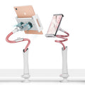 Phone Holder Bed Gooseneck Mount Cell Phone Clamp Clip for Desk Flexible Lazy Long Arm Headboard Bedside Overhead Mount Stand