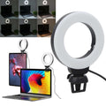 4-Inch USB LED Ring Light with Phone Holder – Adjustable Lighting for Video Calls, Streaming & Content Creation