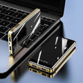 20000mAh Mirror Digital Display Power Bank – Slim Portable Charger