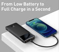 10000mAh–20000mAh Power Bank with Digital Display, 20W USB Fast Charging & Multi-Port Output