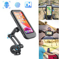 Waterproof Bicycle Phone Mount – Adjustable Magnetic Bike & Motorcycle Handlebar Holder for Phones up to 6.7 Inches