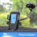 Car Phone Holder with Suction Cup – Flexible Hose Mount for Glass, Mirror, Dashboard & Windshield
